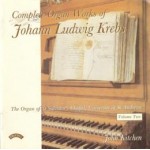 Complete Organ Works of Johann Krebs - Vol 2 - The Organ of St.Salvator's Chapel, University of St.Andrews (Only available as a Download or for Streaming)